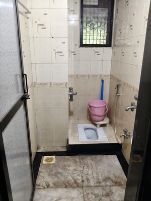 Bathroom in 2 BHK Apartment at Sahyadri Apartment, Nerul – for Rent