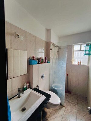 Bathroom in 1 BHK Apartment at Kolte Patil Xenia, Kharadi – for Rent
