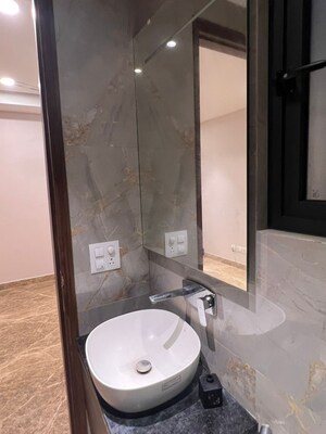 Bathroom in 3 BHK Builder Floor at Boutique Residential Apartments S-425, Greater Kailash – for Rent