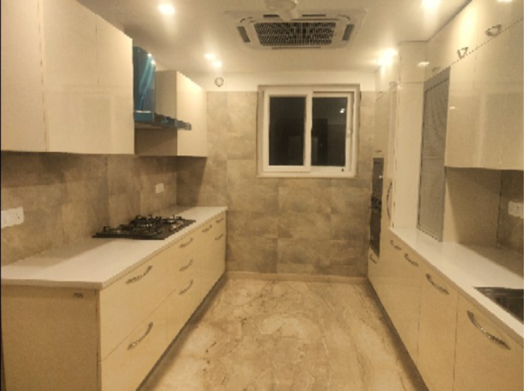Kitchen, florence-nightingale-lane 4 Bedroom 322 Sq.Yd. Builder Floor In Green Park Extension Delhi 9390237
