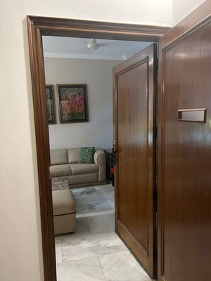 Living Room in 3 BHK Builder Floor at Boutique Residential Apartments C-253, Defence Colony – for Rent