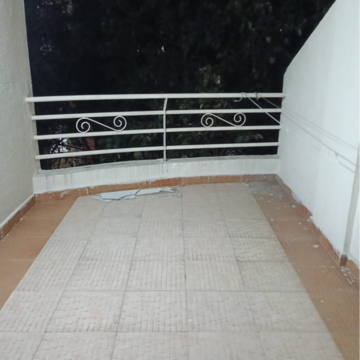 Balcony in 3 BHK Apartment at Pimple Saudagar – for Rent