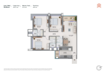 Floor Plan in 2 BHK Apartment at Supreme Boulevard, Govandi – for Sale