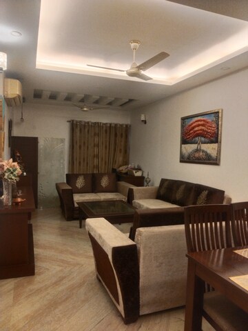 Living Room in 3 BHK Apartment at Sarita Vihar – for Sale