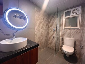 Bathroom in 3 BHK Apartment at Prestige Beverly Hills, Kokapet – for Rent