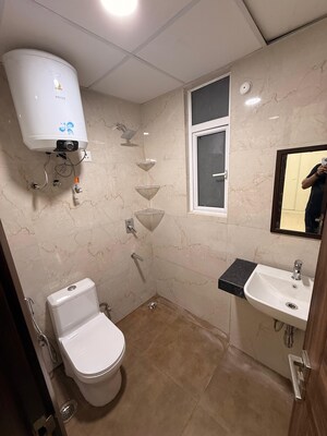 Bathroom in 3.5 BHK Apartment at Smart World Gems, Sector 89 – for Rent