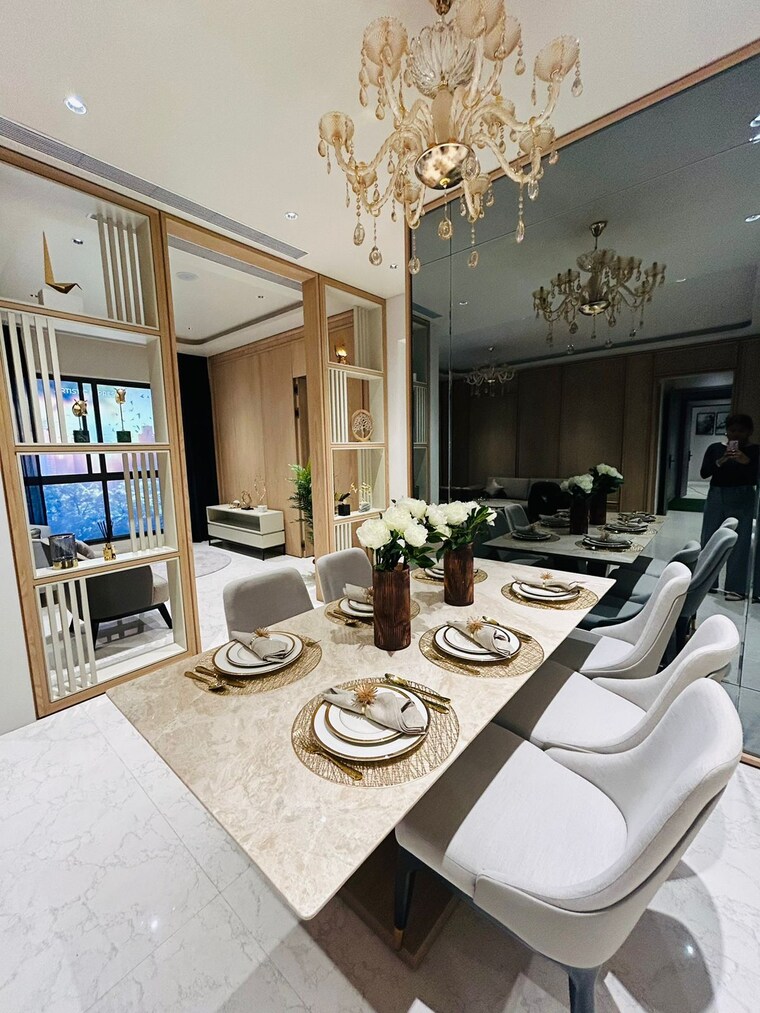 Dining area, kothrud 4 Bedroom 3420 Sq.Ft. Apartment In Kothrud Pune 9390425