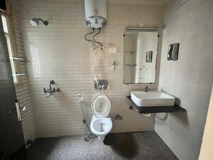 Bathroom in 3 BHK Apartment at Jal Vayu Vihar Noida, Sector 21 – for Rent