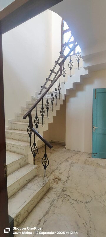 Staircase in 5 BHK Independent House at Sainik Farm – for Rent