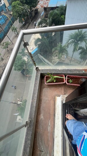 Balcony in 2 BHK Apartment at Satguru Solitaire, Thane West – for Sale