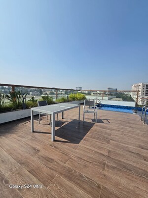 Balcony in 4 BHK Apartment at Banjara Hills – for Rent