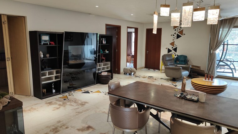 Living Room, banjara hills 4 Bedroom 3000 Sq.Ft. Apartment In Banjara Hills Hyderabad 9390534