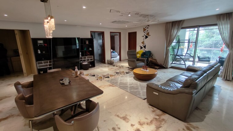 Living Room, banjara hills 4 Bedroom 3000 Sq.Ft. Apartment In Banjara Hills Hyderabad 9390534