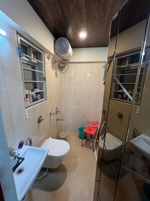 Bathroom in 1 BHK Apartment at Romell Amore, Andheri West – for Sale