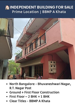 5 BHK Independent House – Exterior View View at Shampura - for Sale