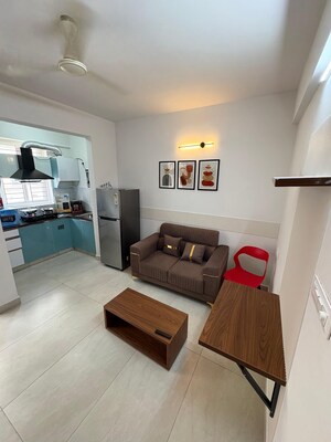 Living Room in 1 BHK Builder Floor at Nagavara – for Rent