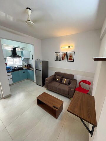 Living Room in 1 BHK Builder Floor at Nagavara – for Rent