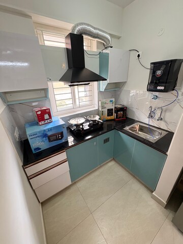Kitchen in 1 BHK Builder Floor at Nagavara – for Rent