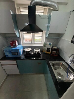 Kitchen in 1 BHK Builder Floor at Nagavara – for Rent