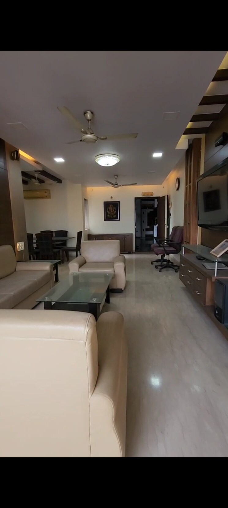 Living Room, raheja-gardens-aspen 3 Bedroom 1300 Sq.Ft. Apartment In Midc Colony Thane 9390599