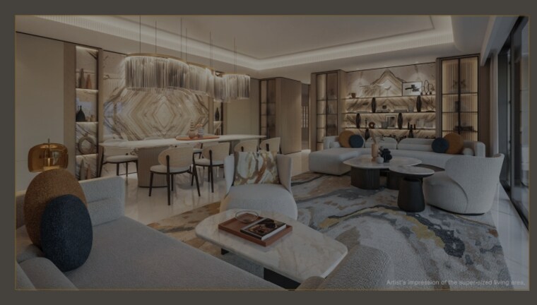 Living Room, baner 4 Bedroom 3100 Sq.Ft. Apartment In Baner Pune 9390756