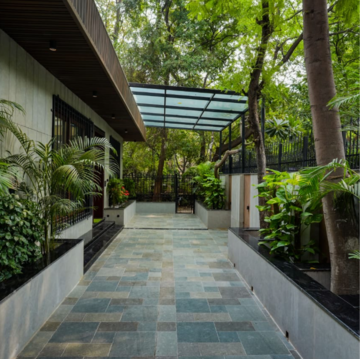 Balcony in 3 BHK Builder Floor at Vasant Vihar – for Rent