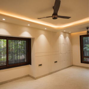 Living Room in 3 BHK Builder Floor at Vasant Vihar – for Rent