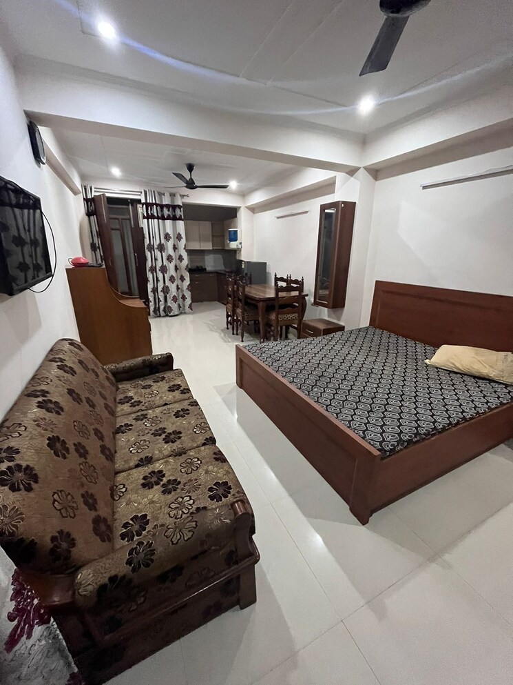 Bedroom, sector 46 Studio 650 Sq.Ft. Builder Floor In Sector 46 Gurgaon 9390880
