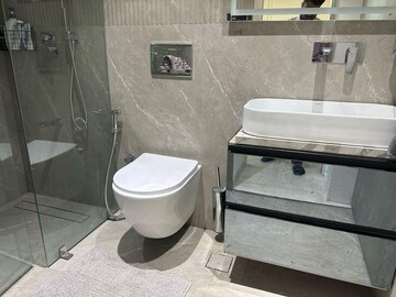 Bathroom in 3 BHK Apartment at Lodha Trump Tower, Worli – for Sale