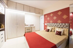 Bedroom in 2.5 BHK Apartment at Kanakia Spaces Vasundhara, Manpada – for Sale