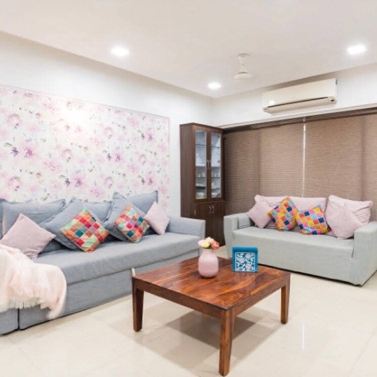 Living Room, kanakia-spaces-vasundhara 2.5 Bedroom 760 Sq.Ft. Apartment In Manpada Thane 9391016