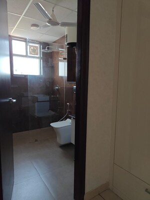 Bathroom in 3 BHK Apartment at Maya Green Lotus Utsav, International Airport Road – for Rent