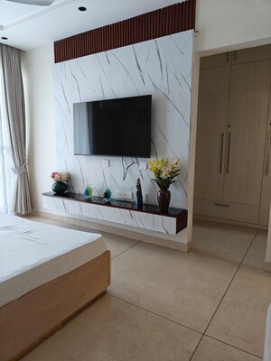 Bathroom in 3 BHK Apartment at Maya Green Lotus Utsav, International Airport Road – for Rent