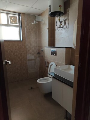 Bathroom in 3 BHK Apartment at Maya Green Lotus Utsav, International Airport Road – for Rent