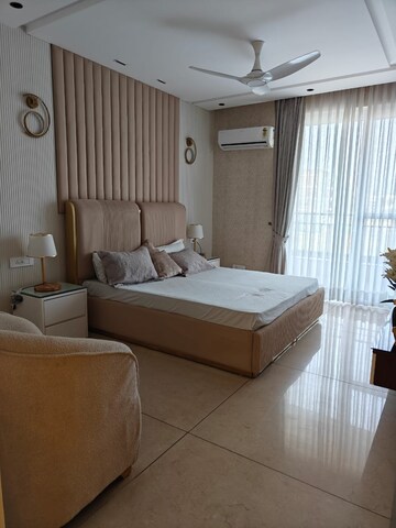 Living Room in 3 BHK Apartment at Maya Green Lotus Utsav, International Airport Road – for Rent