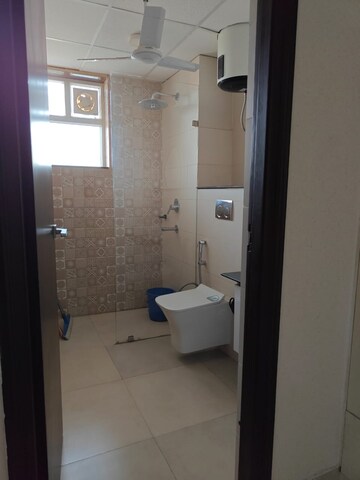 Bathroom in 3 BHK Apartment at Maya Green Lotus Utsav, International Airport Road – for Rent