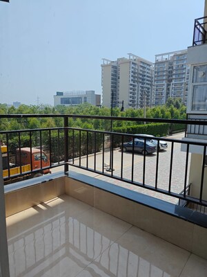 Balcony in 3 BHK Apartment at Maya Green Lotus Utsav, International Airport Road – for Rent