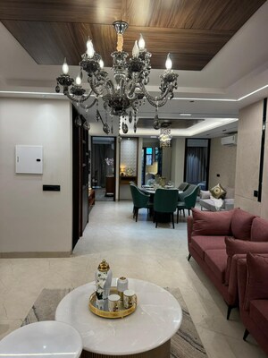 Living Room in 2 BHK Apartment at Maya Green Lotus Saksham, International Airport Road – for Sale