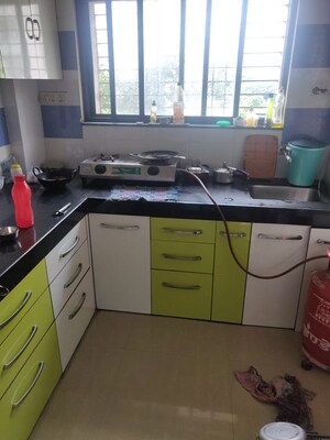 Kitchen in 1 BHK Builder Floor at Sai Balaji Apartments Kharadi, Kharadi – for Rent