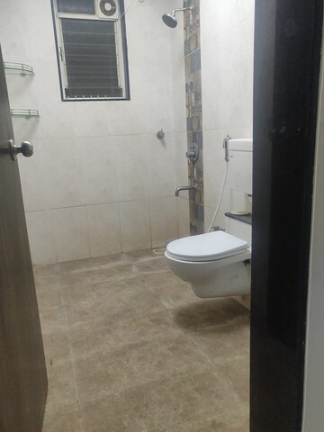 Bathroom in 1 BHK Builder Floor at Shiv Enclave, Kharadi – for Rent
