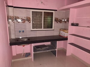 Kitchen in 1 BHK Builder Floor at Kharadi – for Rent
