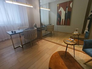 Living Room in 3 BHK Apartment at Lodha World View, Worli – for Sale