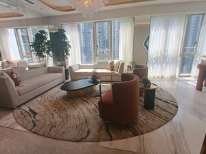 Living Room in 3 BHK Apartment at Lodha World View, Worli – for Sale