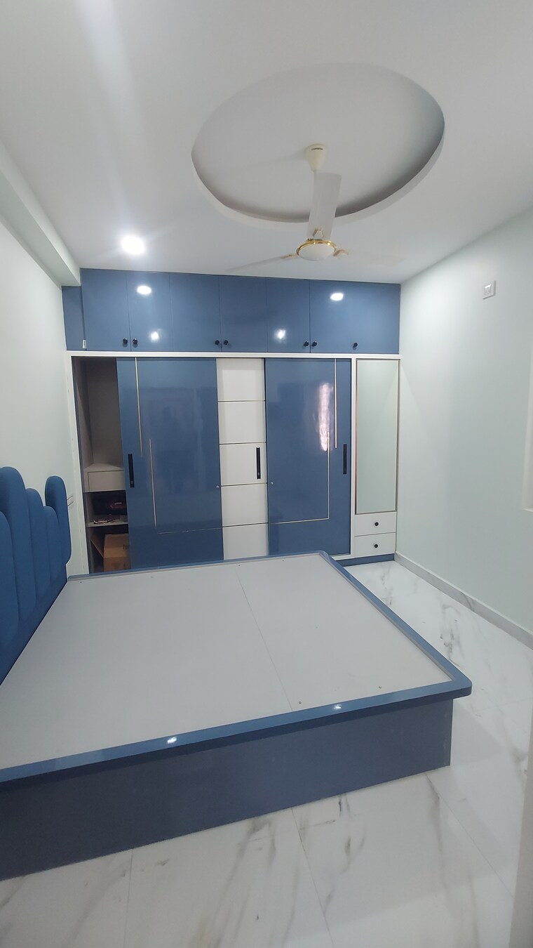 Bedroom, sri-achyuta-art-living-homes 3 Bedroom 1600 Sq.Ft. Apartment In Keesara Hyderabad 9391382