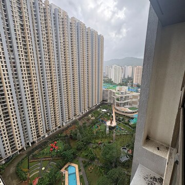 Balcony in 1 BHK Apartment at Raymond Aashiyana, J K Gram – for Rent