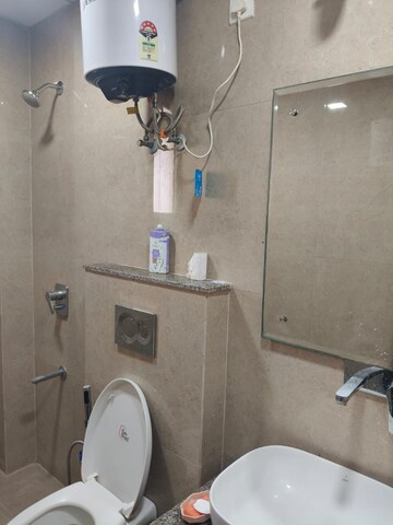 Attached Bathroom in 3 BHK Builder Floor at CRD Golden Castle, Patiala Road – for Rent
