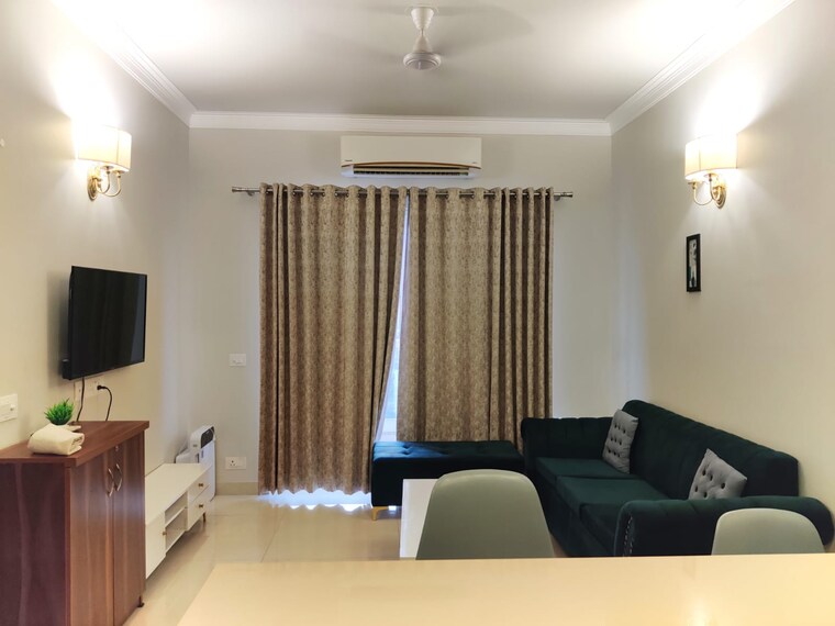 Living Room, central-park-flower-valley 2 Bedroom 1521 Sq.Ft. Apartment In Sohna Sector 33 Gurgaon 9391452