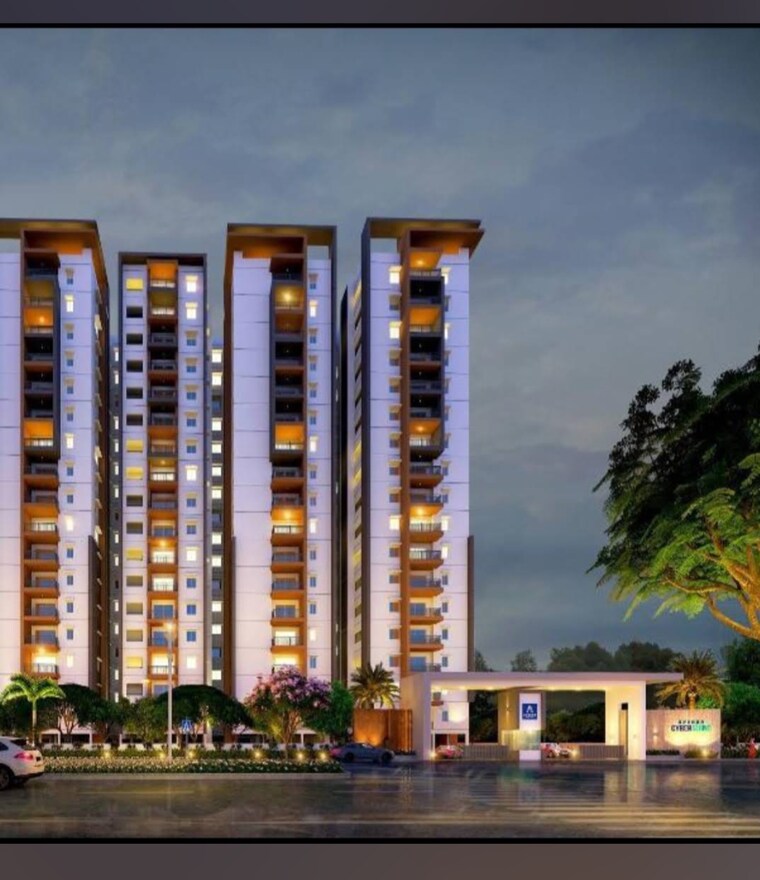 Exterior View, aparna-cyber-shine 2 Bedroom 1325 Sq.Ft. Apartment In Osman Nagar Hyderabad 9391570