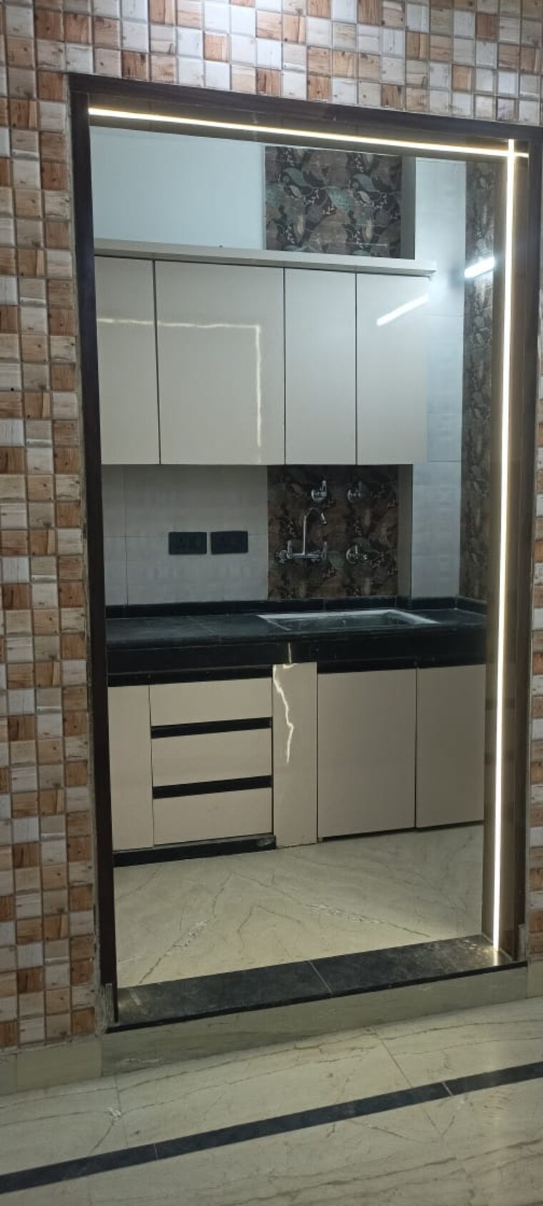 Kitchen, govindpuri 2 Bedroom 700 Sq.Ft. Builder Floor In Govindpuri Delhi 9391606