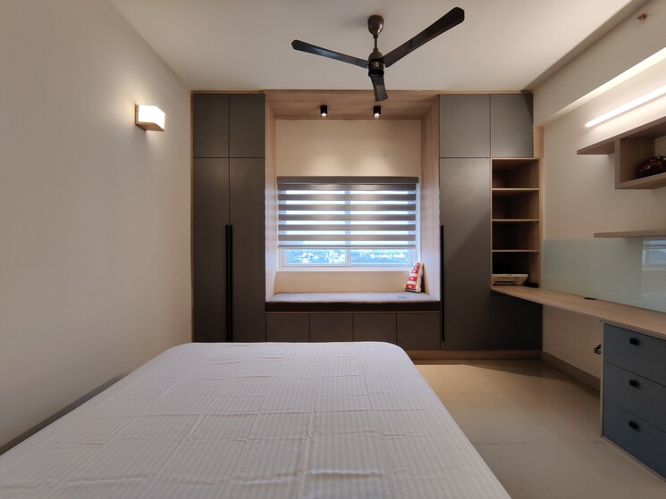 Bedroom, mantri-webcity 3 Bedroom 1740 Sq.Ft. Apartment In Hennur Bangalore 9391599